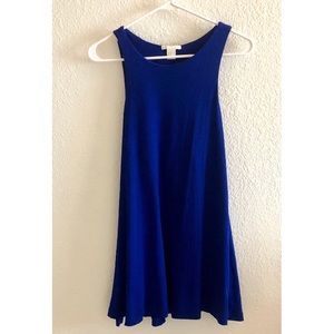 Royal Blue Tank Dress (XS)